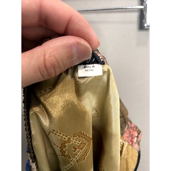 Silly Yeti Y2K Boho Fairy Whimsical Skirt Midi Hippie Nepal Funky Indian Color - Picture 11 of 12